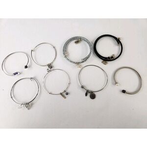 Lot of Vantel Pearls Bracelets Charms Sailboat Snowflake Stones Wrap  Jewelry